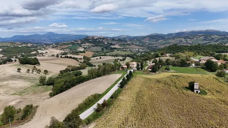 Veduta dall alto realizzata con drone